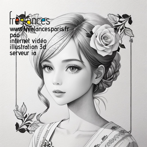Pao mise en page internet vidéo illustration 3d serveur IA générative AI freelance paris studio de création magazines 8UP6PB50
